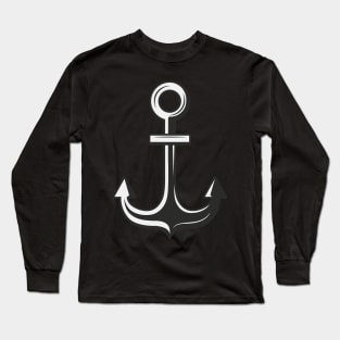 Vintage Anchor graphic design. Long Sleeve T-Shirt